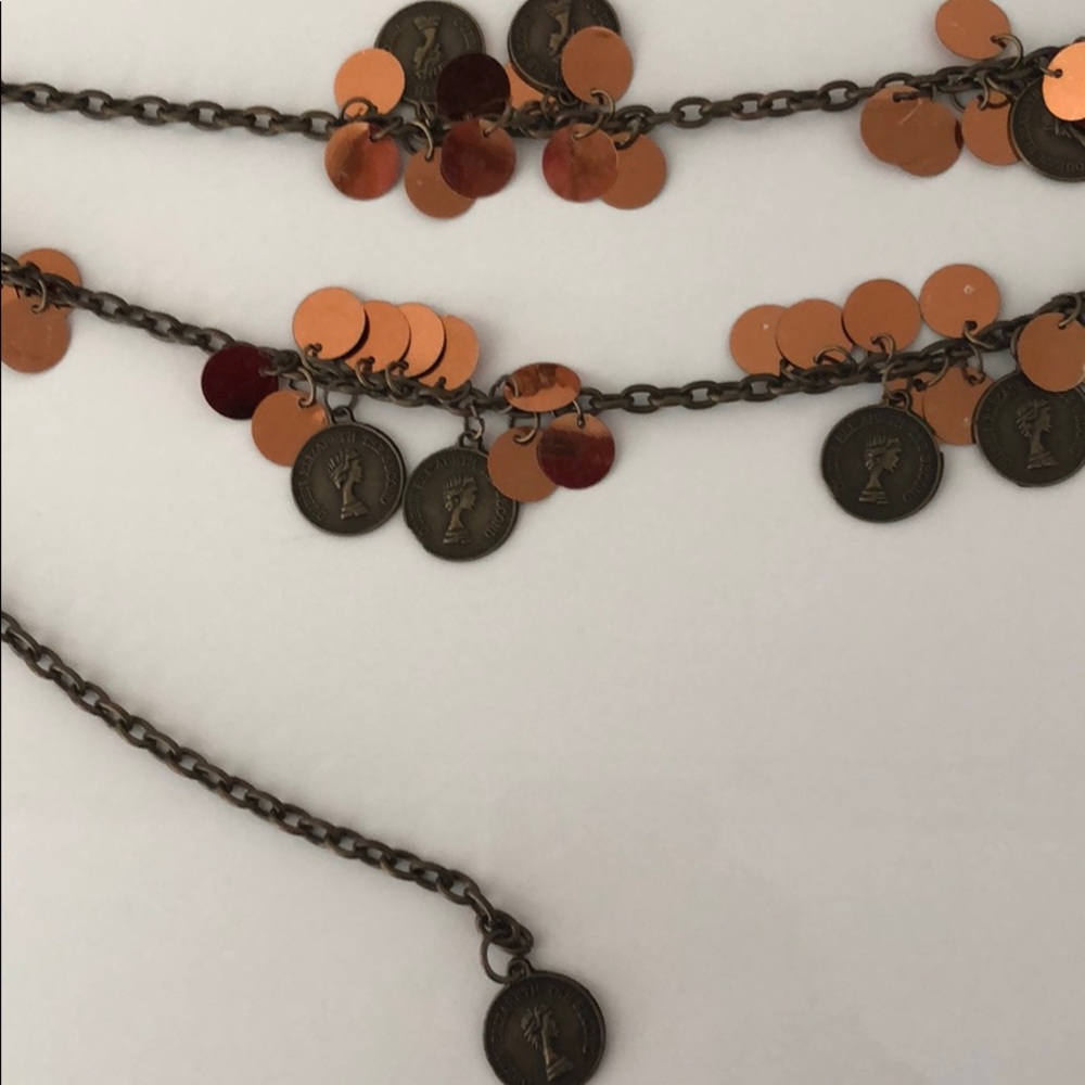 QUEEN ELIZABETH THE SECOND BRONZE COIN BELT